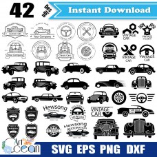 Car svg,classic cars svg,tool svg,steering wheel svg,car parts svg monogram clipart vector silhouette cut file cricut png dxf-JY124