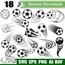 Football svg,shooting svg,sports svg,football clipart vector silhouette cut file cricut stencil file png dxf-JY222