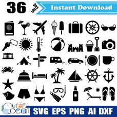 Travel svg,camping svg,beaches svg,food svg,tent svg,cup svg,travel clipart vector silhouette cut file cricut png dxf-JY235