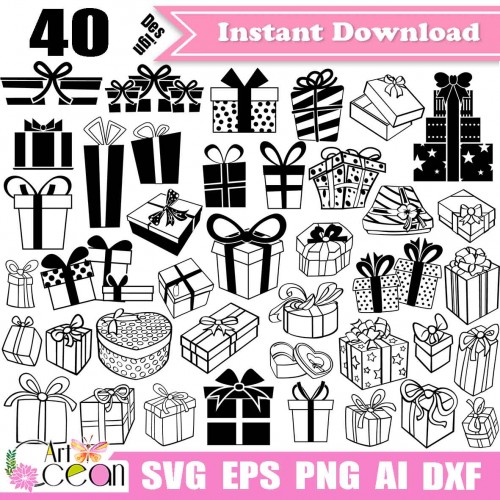 Download Art Collectibles Clip Art Christmas Present Svg Birthday Present Clipart Birthday Present Svg Christmas Gift Box Clipart Gift Box Clipart Present Svg