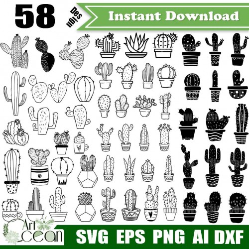 Free Free 220 Cactus Flower Svg Free SVG PNG EPS DXF File