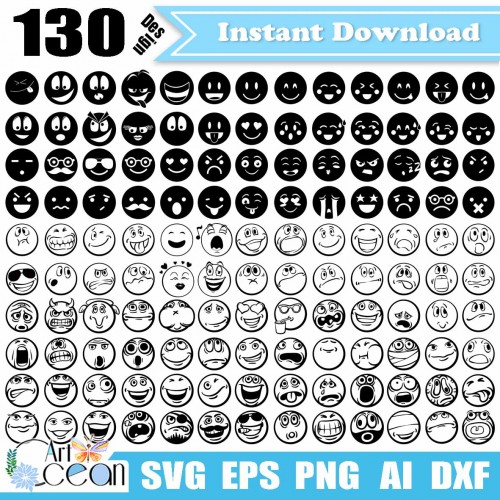 Download Emoji Svg Smiley Face Svg Emoji Clipart Expression Svg Poop Emoji Svg Emoji Vector Silhouette Cricut Cut File Png Dxf Jy382