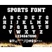 Uppercase font svg,Sports font SVG,Sports font,Sports Script font,Sports Script font SVG,ttf Font for Cricut,SVG file,ttf file-TP01