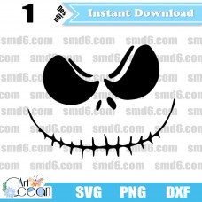 Jack Skellington SVG,Halloween SVG,Jack Skellington PNG,DXF,Vector,Silhouette,Cut File,Cricut File,Clipart