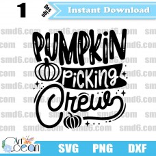 Pumpkin Picking Svg,Halloween Svg,dxf,png file,Vector,Silhouette,Cut File,Cricut File,Clipart
