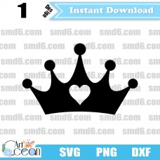 Crown SVG,Crown PNG,Crown DXF,Vector,Silhouette,Cut File,Cricut File