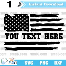 American Flag SVG,USA Flag SVG,American Flag PNG,DXF,Vector,Silhouette,Cut File,Cricut File