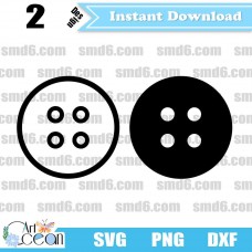 Button SVG,Button PNG,Button DXF,Handmade SVG,Vector,Silhouette,Cut File,Cricut File