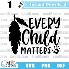 Every Child Matters SVG,PNG,DXF,Vector,Silhouette,Cut File,Cricut File,Clipart