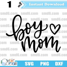 Boy mom SVG,Boy mom PNG,Boy mom DXF,Vector,Silhouette,Cut File,Cricut File