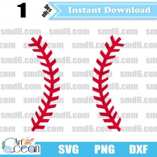 Baseball Softball Stitches SVG,Baseball SVG,Baseball PNG,Baseball DXF,Vector,Silhouette,Cut File,Cricut File,Clipart