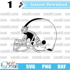 Football Helmet SVG,Football Helmet PNG,DXF,Vector,Silhouette,Cut File,Cricut File,Clipart