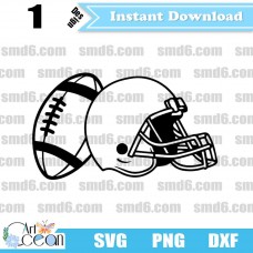Football Helmet SVG,Football Helmet PNG,DXF,Vector,Silhouette,Cut File,Cricut File,Clipart1